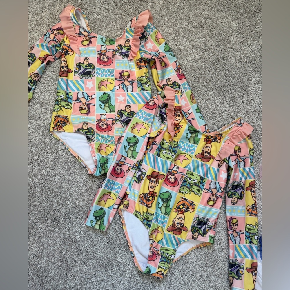 Disney Toy Story Girls Bathing Suit ONE AVAIL
